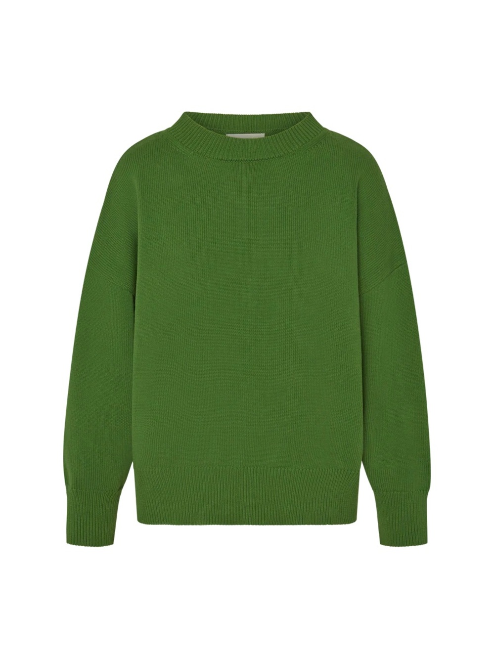 COTTON GWENDOLYN SWEATER IN KELLY GREEN